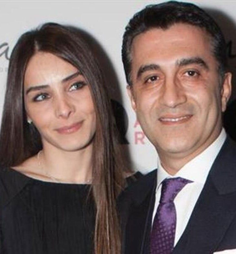 Nur Fettahoglu with her husband Levent Veziroğlu
