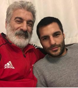 Serkan Çayoğlu With his Father