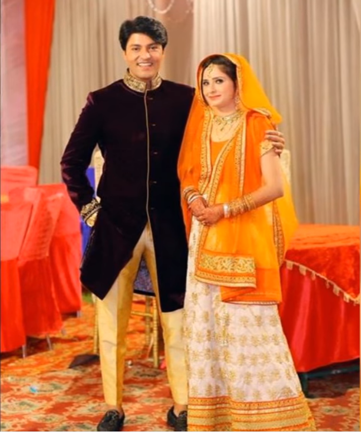 wedding Pic with Heena Iqbal